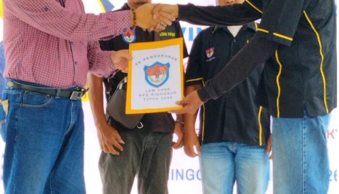 Agus Harianto, S.H. Resmi Nahkodai LSM FPSR DPD Sidoarjo, Komitmen Perjuangan Tanpa Pamrih