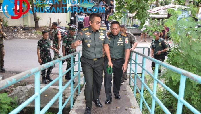 Percepat Akses Publik, Kasiter Korem 084/BJ Tinjau 5 Titik Strategis Karya Bakti di Surabaya