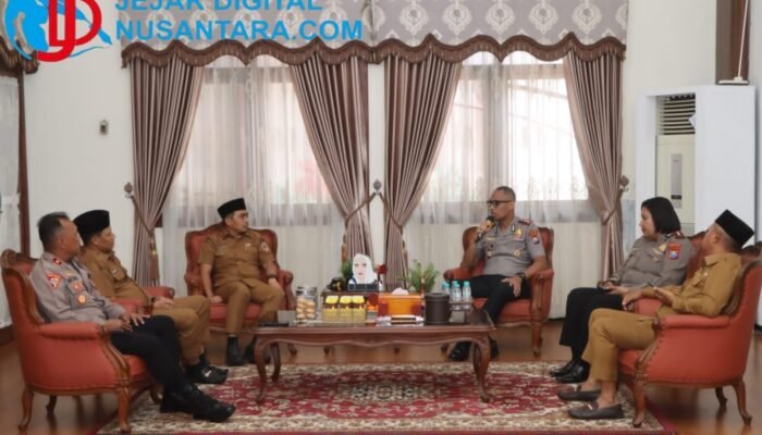 Sinergi Jaga Kondusifitas, Kapolres Pasuruan Kota Temui Wali Kota Adi Wibowo