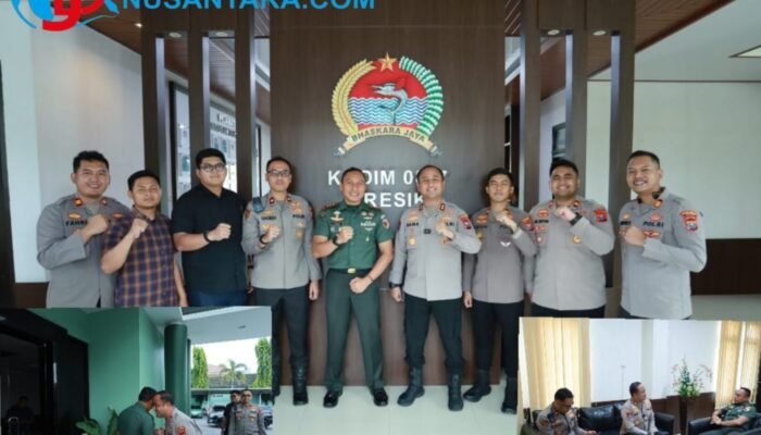 Perkuat Sinergitas, Kapolres Gresik Sambangi Markas Kodim 0817 demi Kondusivitas Wilayah