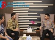 Perkuat Sinergitas, Kapolres Kediri Kota Sambut Audiensi Pimpinan Baru BRI Cabang Kediri