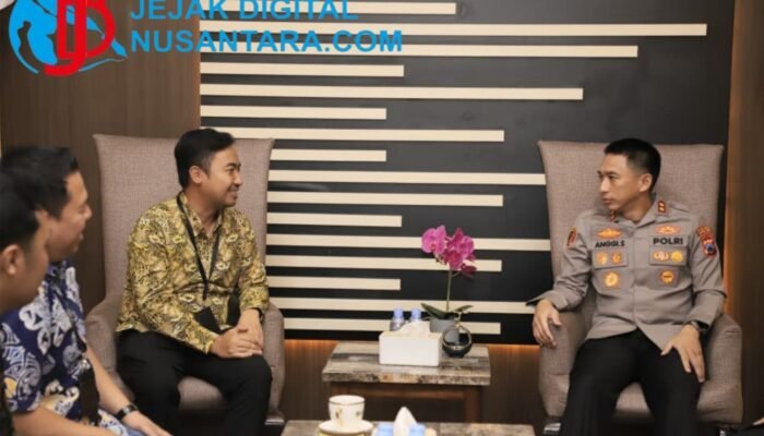 Perkuat Sinergitas, Kapolres Kediri Kota Sambut Audiensi Pimpinan Baru BRI Cabang Kediri