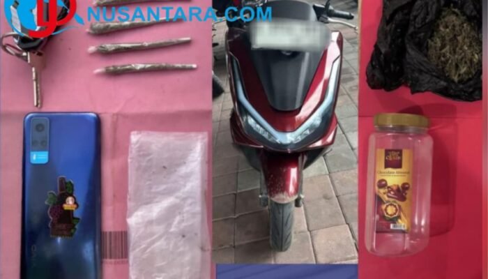 Dua Hari, Polres Pasuruan Kota Gulung Pengedar Ganja dan Sabu Antarkota