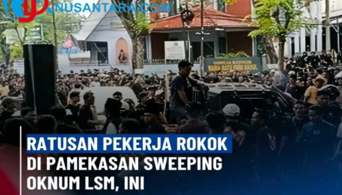 Aroma Provokasi Berkedok Aksi Sosial, Ratusan Buruh Rokok Pamekasan Mengamuk, Nyaris Bentrok di Arek Lancor