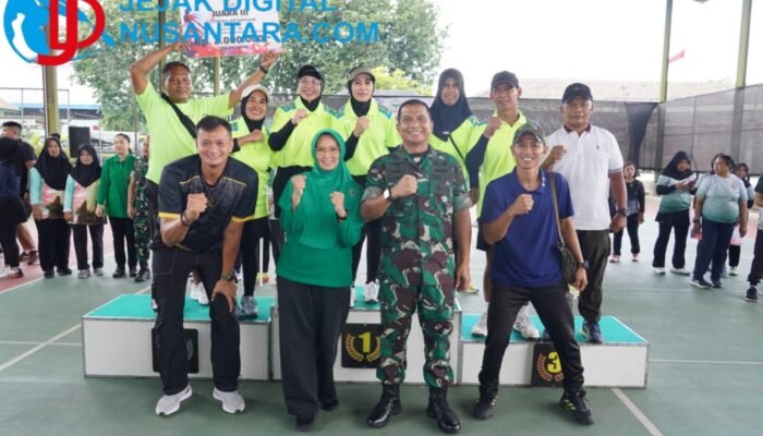 Persit KCK Koorcab Rem 084 Sabet Juara 3 Turnamen Tenis HUT ke-80