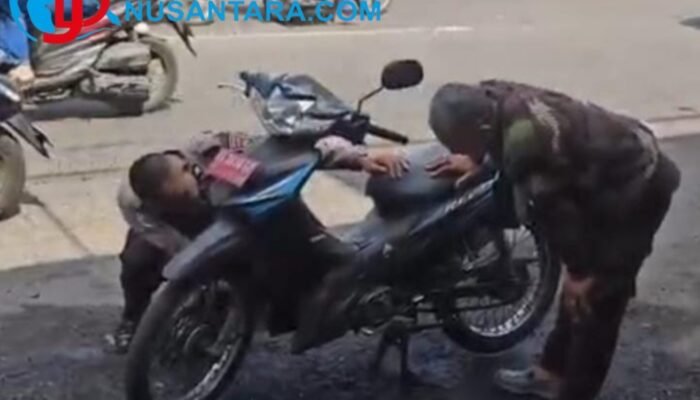 Aksi Humanis Aiptu Agung Subroto: Bantu Warga Motor Mogok, Kasat Lantas Tegaskan Polisi Siap Melayani