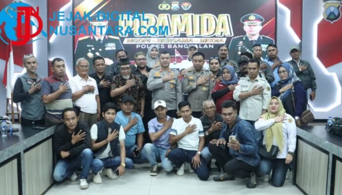 Polres Bangkalan Gelar Piramida Bersama Media di Aula Wicaksana Laghawa