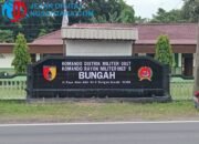 Peduli Pangkalan, Koramil 0817/15 Bungah Percantik Papan Nama Makoramil 