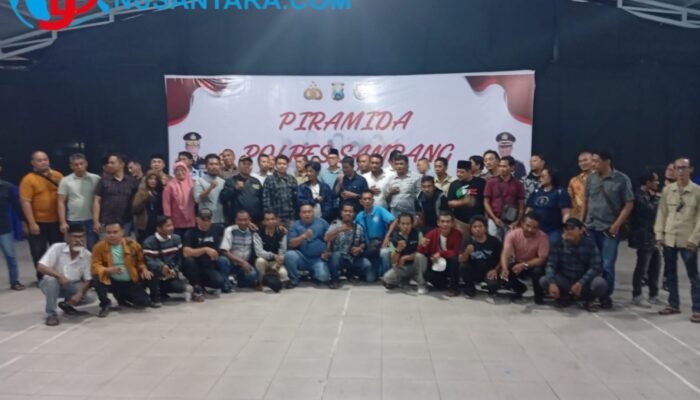 Perkuat Sinergitas, Kapolres Sampang Gelar Piramida Bersama Insan Pers