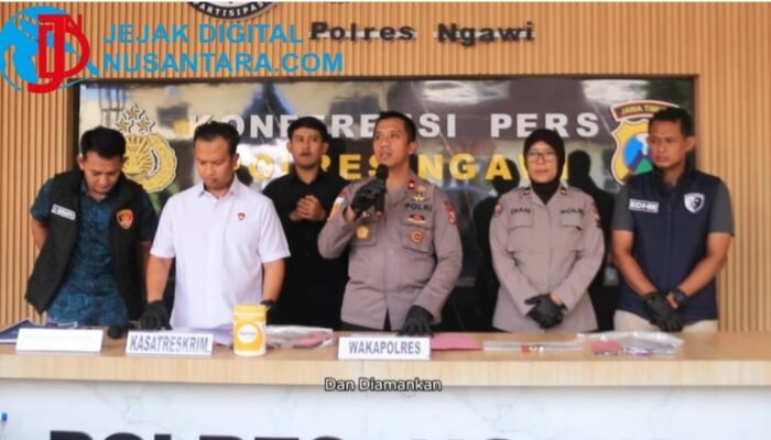 Gagalkan Pengiriman 10 Ton Pupuk Ilegal, Polres Ngawi Tetapkan 6 Tersangka
