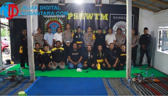 Pererat Sinergi, Kapolres Nganjuk Ajak PSHW Tunas Muda Jadi Pelopor Kerukunan