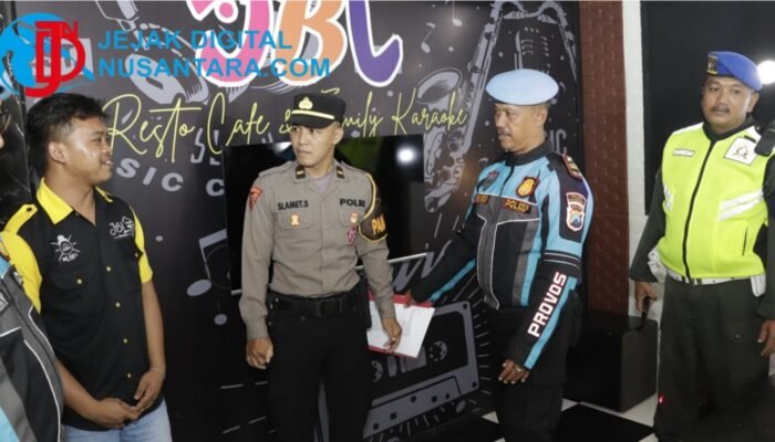 Cegah Pelanggaran Jelang Libur Panjang, Sipropam Polres Sumenep Razia Tempat Hiburan Malam