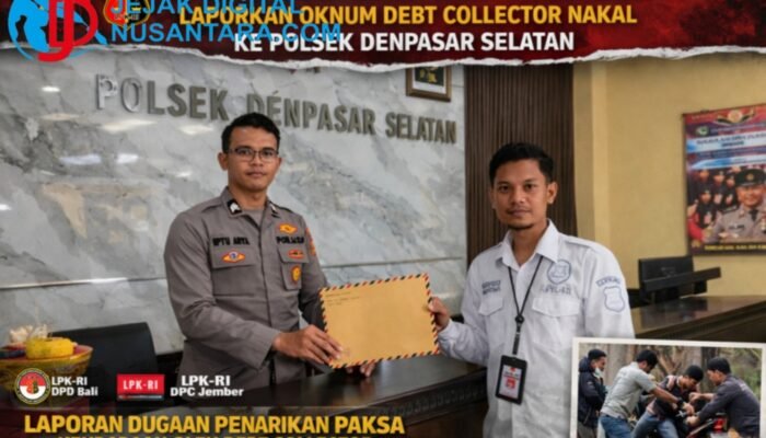 Lawan Premanisme Penagihan, LPK-RI Laporkan Dugaan Penarikan Paksa Debt Collector ke Polsek Denpasar Selatan