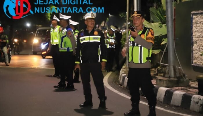 Cegah Fenomena Jumat Gaul, Polres Kediri Kota Gencarkan Patroli Skala Besar