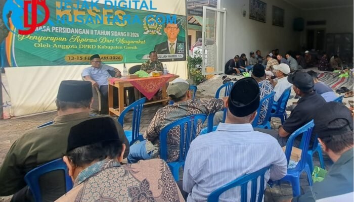 Jemput Aspirasi di Reses Persidangan II, Abdullah Hamdi Soroti Krisis Air Hingga Sengkarut Sampah di Gresik