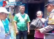Polresta Sidoarjo Gerak Cepat Salurkan Bantuan Sembako bagi Korban Banjir di Tanjungsari