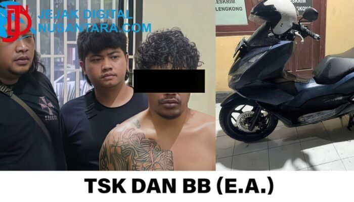 Kurang dari 24 Jam, Terduga Pelaku Curanmor di Gondang Diamankan Satreskrim Polres Nganjuk