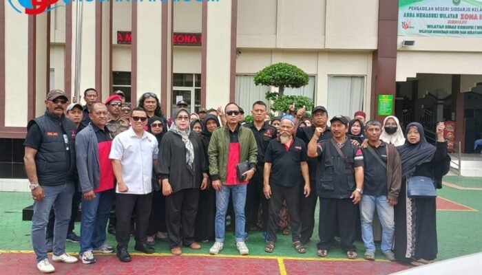 GRIB Jaya Sidoarjo Kawal Banding Nur Chasanah, Upayakan Keadilan yang Tak Tajam ke Bawah
