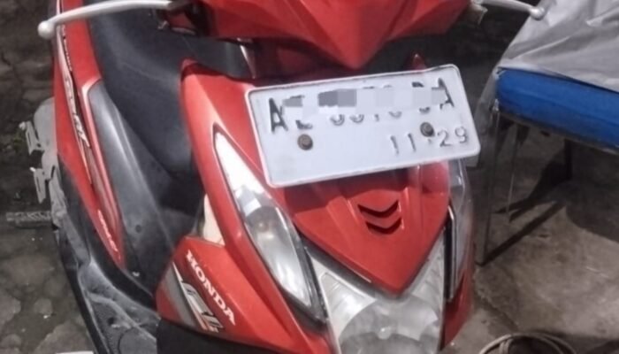 Kurang dari 24 Jam, Polsek Wringinanom Ringkus Pencuri Motor Tetangga Kos
