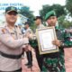 Lumpuhkan Pelaku Curanmor, Babinsa Koramil Dukun Terima Penghargaan dari Kapolres Gresik