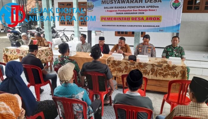 Transparansi Pembangunan, Koramil 0829-04/Burneh Kawal Penetapan APBDes 2026 Desa Arok