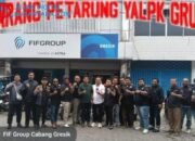 Tuntut Pencairan BPKB, Puluhan Massa YALPK Geruduk Kantor FIF Cabang Gresik