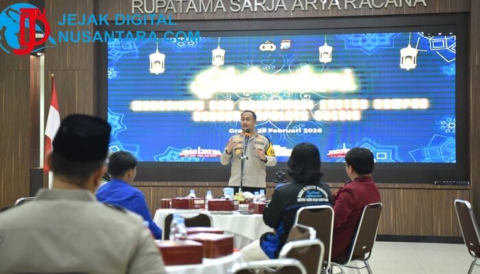 Perkuat Sinergi Jelang Ramadan, Kapolres Gresik Rangkul Aktivis Mahasiswa Jaga Kondusivitas