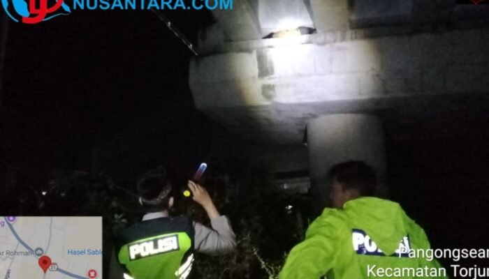 Polsek Torjun Evakuasi Pemuda Lemas di Bawah Jembatan JLS Kaseran