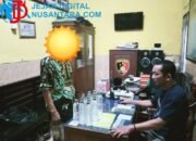 Jelang Ramadhan, Polsek Kedungdung Gerebek Pengedar Miras di Desa Komis