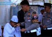 Ramadhan Penuh Berkah, Satlantas Polres Gresik Santuni Anak Yatim Roudlotul Hikmah