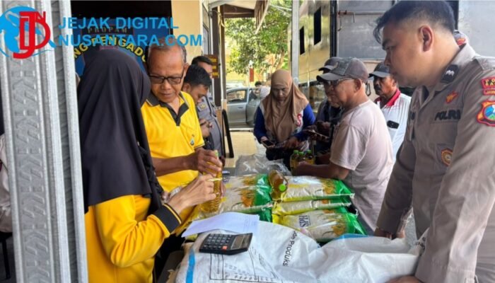 Jaga Stabilitas Harga Jelang Idul Fitri, Polres Sampang Gelar Gerakan Pangan Murah