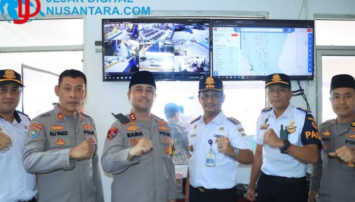 Sinergi Lintas Instansi, Kapolres Gresik Pastikan Kesiapan Pengamanan Mudik Laut di Pelabuhan
