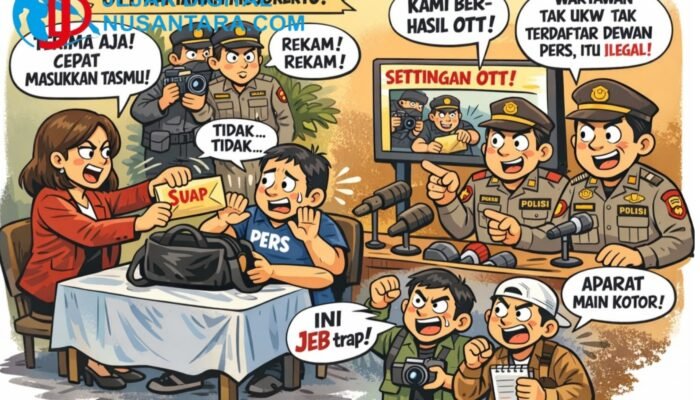 Dugaan Rekayasa OTT Wartawan di Mojokerto Mencuat, Legalitas Profesi Jadi Polemik