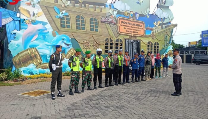 Sinergi Lintas Sektoral di Pos Pam Kebomas, Pastikan Mudik Lebaran 2026 Aman dan Kondusif