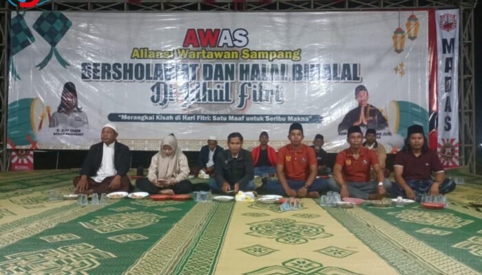 Pererat Solidaritas Pasca-Lebaran, AWAS Gelar Sholawat dan Halal Bihalal di Omben
