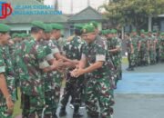Pasca Lebaran, Dandim 0828/Sampang Tekankan Kedisiplinan Prajurit Lewat Halal Bihalal