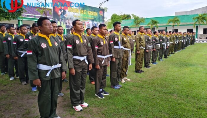 Perkokoh Kemampuan Tempur, Prajurit Kodim 0817/Gresik Gencarkan Latihan Pencak Silat Militer
