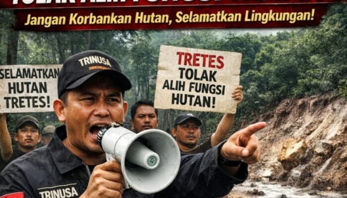 Tolak Alih Fungsi Hutan Tretes, LSM Trinusa Desak Bupati Pasuruan Berpihak pada Rakyat