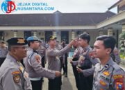 Jelang Operasi Ketupat Semeru 2026, Wakapolres Kediri Kota Sidak Kedisiplinan Personel