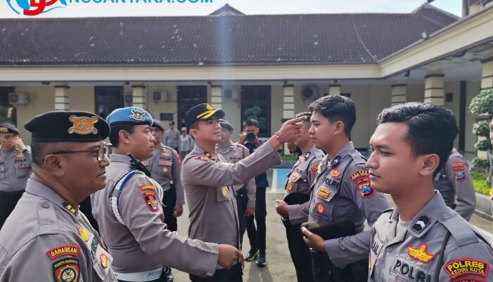Jelang Operasi Ketupat Semeru 2026, Wakapolres Kediri Kota Sidak Kedisiplinan Personel
