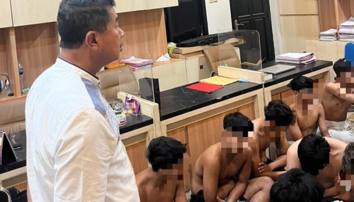 Polres Kediri Ringkus 13 Pelaku Pengeroyokan di Kandat, Sebagian Masih Pelajar