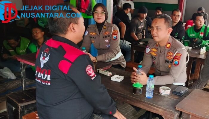 Perkuat Stabilitas Daerah, Polresta Malang Kota Gandeng Komunitas Ojol Antisipasi Dampak Isu Global
