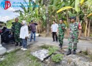 Perkuat Sinergitas, Kodim 0817/Gresik dan Pemkab Survei Lokasi TMMD di Desa Slempit