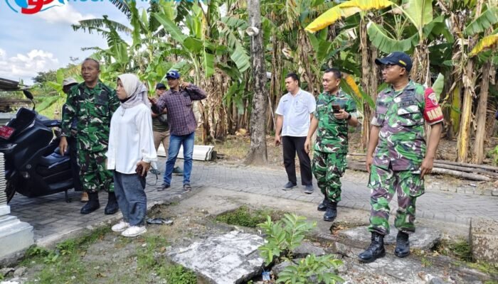 Perkuat Sinergitas, Kodim 0817/Gresik dan Pemkab Survei Lokasi TMMD di Desa Slempit