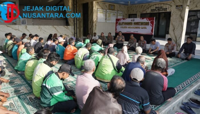 Gandeng Ojol hingga PKL, Polres Mojokerto Kota Perkuat Sinergi Lewat Sabuk Kamtibmas