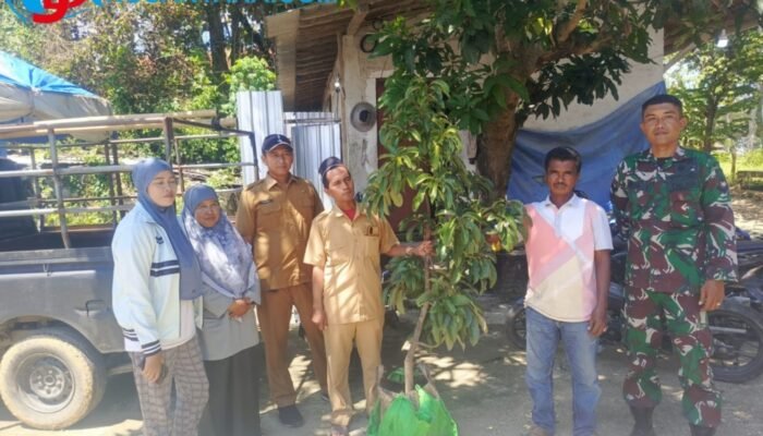 Perkuat Ketahanan Pangan, Babinsa Omben Bekali Petani Karangnangger Teknik Budidaya Alpukat