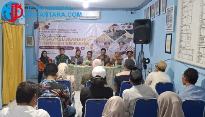 Perkuat Ketahanan Wilayah, Kelurahan Karangpoh Gresik Resmi Dikukuhkan Jadi Destana