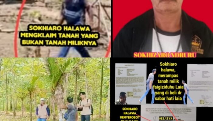 Oknum Jurnalis Nawacita post Diduga Ikut Serta Mendukung Mafia Tanah, Korban Tempuh Jalur Hukum