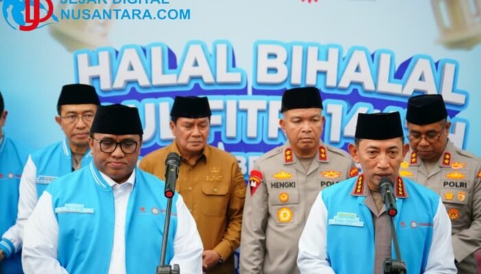 Halal Bihalal dengan Buruh, Kapolri Komitmen Perkuat Soliditas dengan Buruh, Ciptakan Iklim Investasi Kondusif
