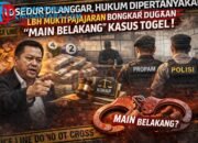 LBH Mukti Pajajaran Bongkar Dugaan Main Belakang Kasus Togel: Prosedur Dilanggar, Hukum Dipertanyakan